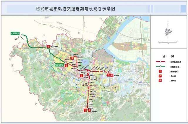 绍兴地铁一号线 具体站点位置出炉(附分布图)